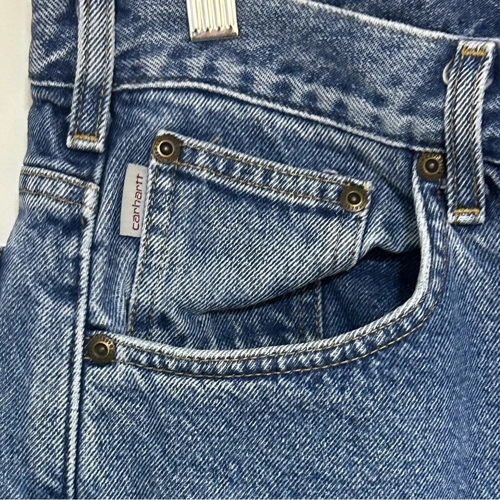 Carhartt Men’s Flannel Lined Relaxed Fit 100% Cotton Jeans Size 44x30
